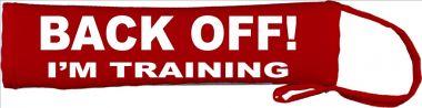 BACK OFF! - I'M Training Lead Cover / Slip